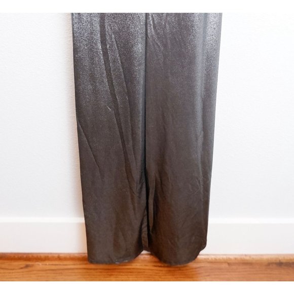 NEW Boohoo Grace Metallic Cowl Back Long Sleeve Maxi Dress, size 6 - Picture 11 of 16